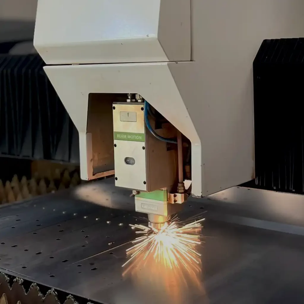 Corte a laser em chapas
